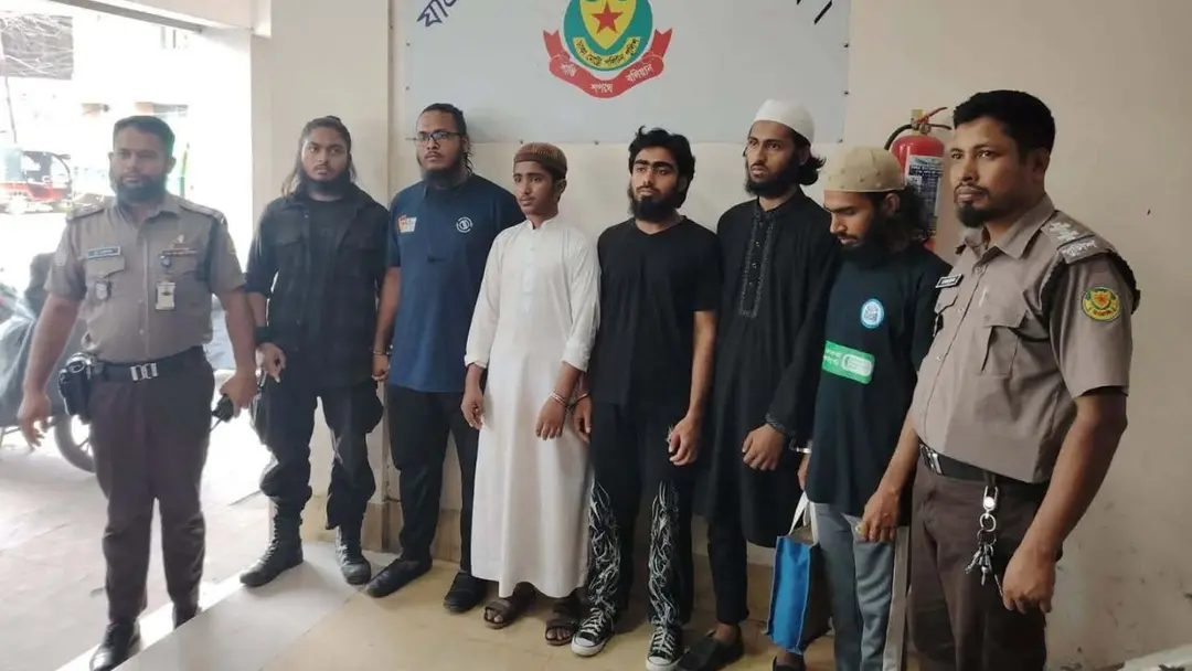 ফাতাহ কমব্যাটের ৬ সদস্য তিন দিনের রিমান্ডে