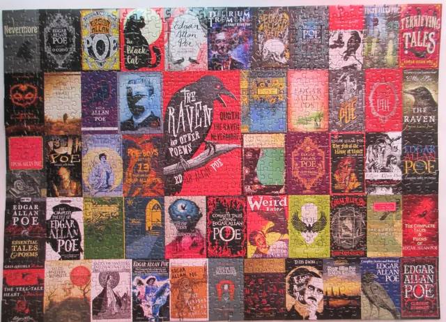 এডগার অ্যালান পোর বইয়ের কোলাজ। সংগৃহীত ছবি