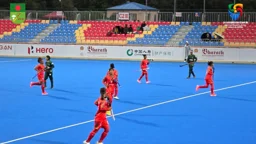 পাকিস্তানকে ৫-১ গোলে হারিয়ে টানা দ্বিতীয় জয় নারী হকি দলের