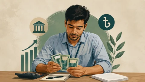 বেড়েছে সরকারি চাকরিজীবীদের বেতন। গ্রাফিক: এআই দিয়ে তৈরি