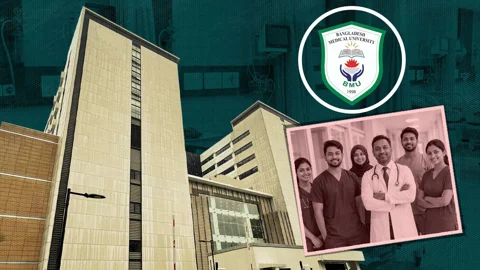 জনবল ও পরিচালনা সংকট কাটাতে কোম্পানি কাঠামোয় যাচ্ছে বিএমইউ সুপার স্পেশালাইজড হাসপাতাল। ছবি: স্ট্রিম গ্রাফিক 