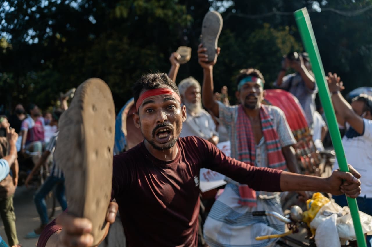 গণঅভ্যুত্থানে অংশ নিয়েছিল সর্বস্তরের মানুষ। ছবিটি ৪ আগস্ট, ২০২৪ তোলা। স্ট্রিম ছবি