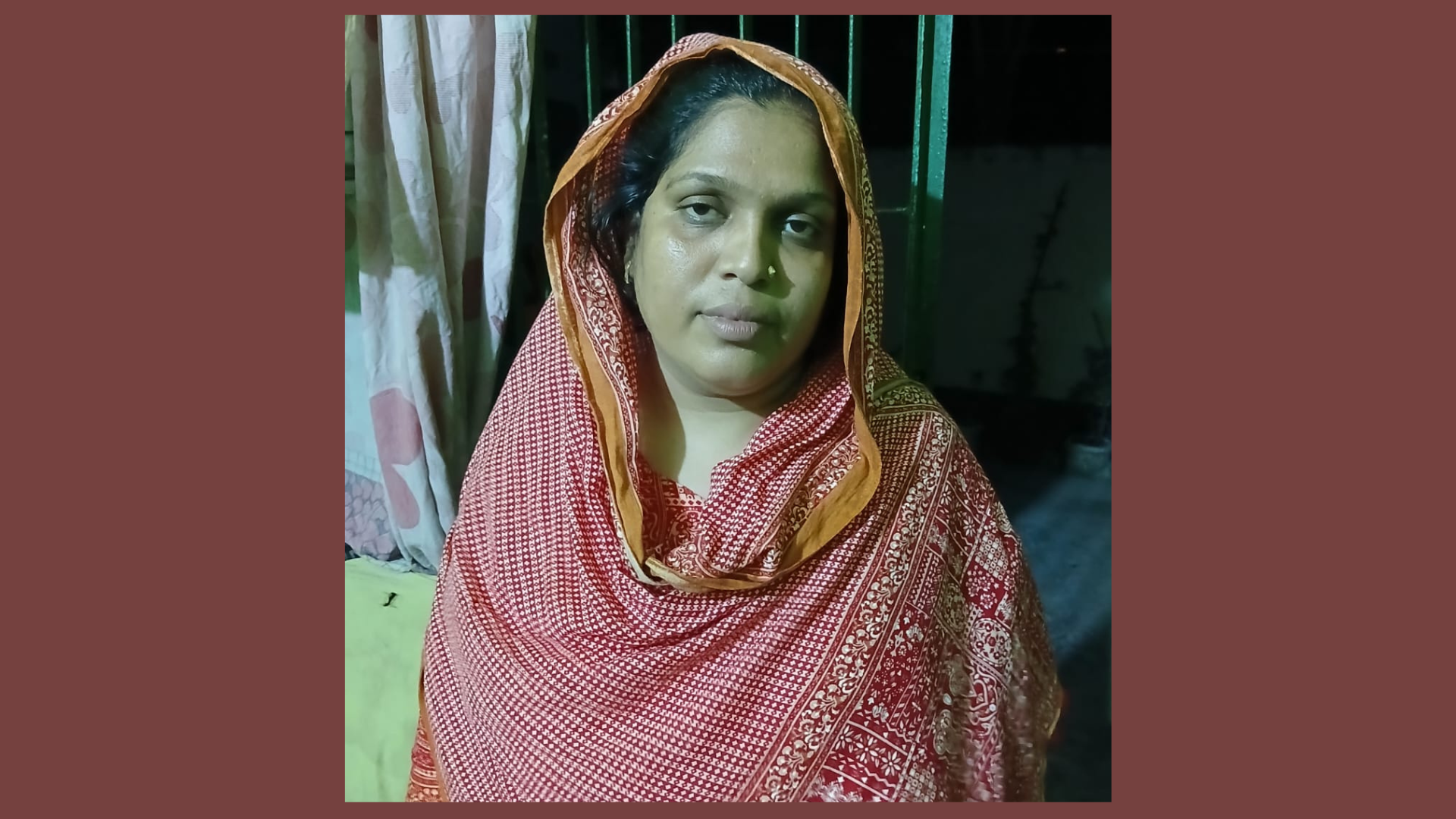 আহত শ্রমিক পারুল।