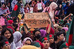 তরুণদের মধ্যে কোটার অসন্তোষ থেকে শুরু হয়েছিল আন্দোলন। ছবি: উইকিপিডয়া থেকে নেওয়া