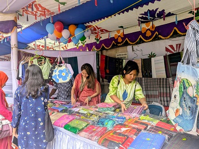 মিরপুরে বিঝু-বৈসু-সাংগ্রাই-বিষু মেলা। স্ট্রিম ছবি