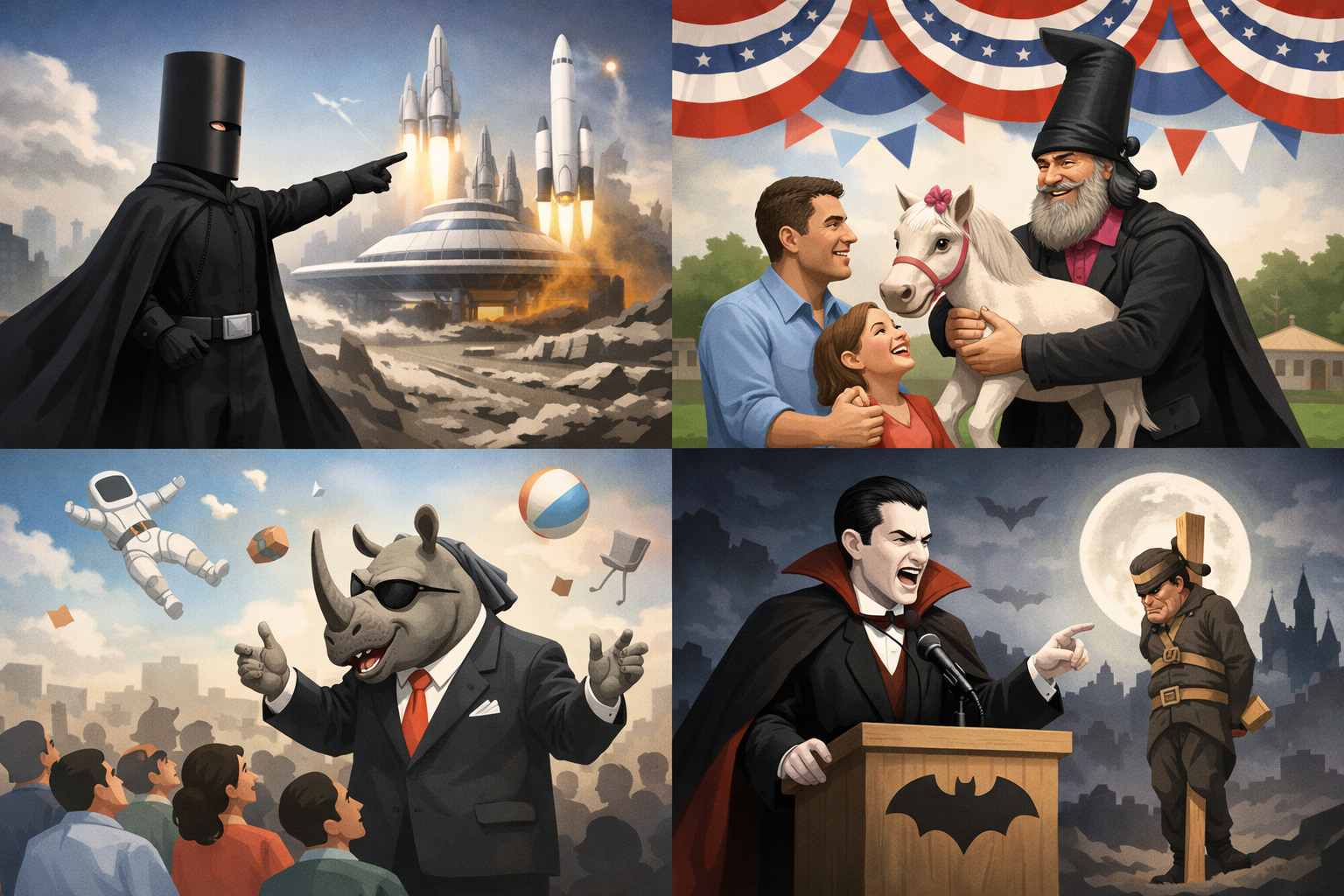 বিশ্বরাজনীতিতে অদ্ভুত যত নির্বাচনী প্রচার