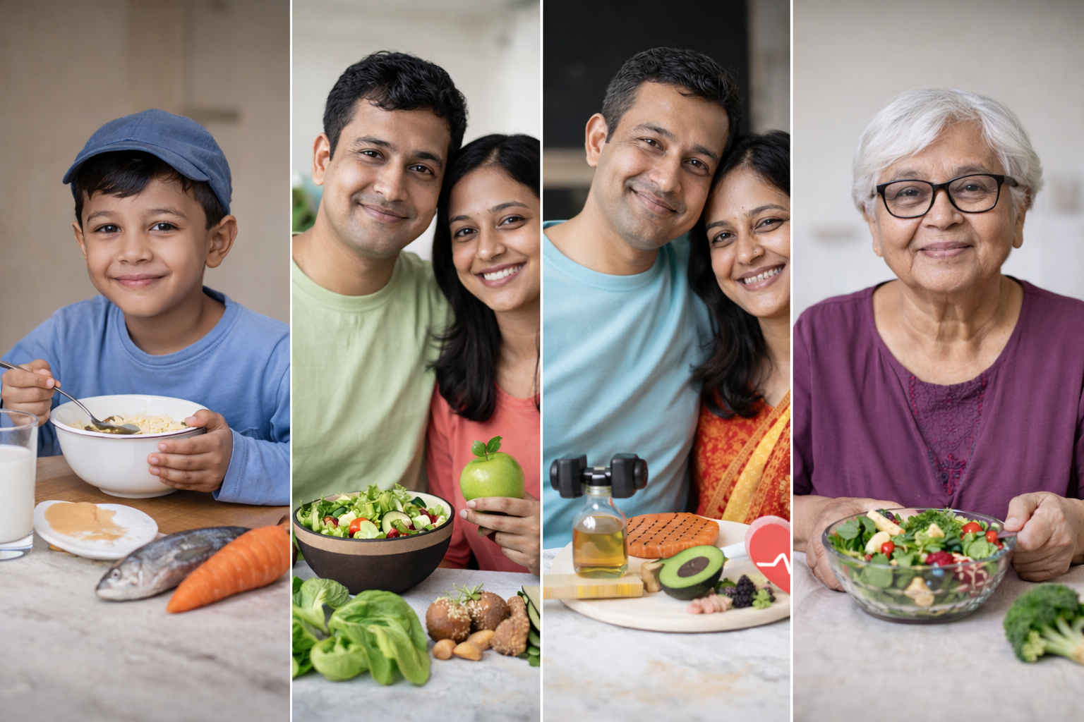 বয়স যখন যেমন, খাবার তখন তেমন