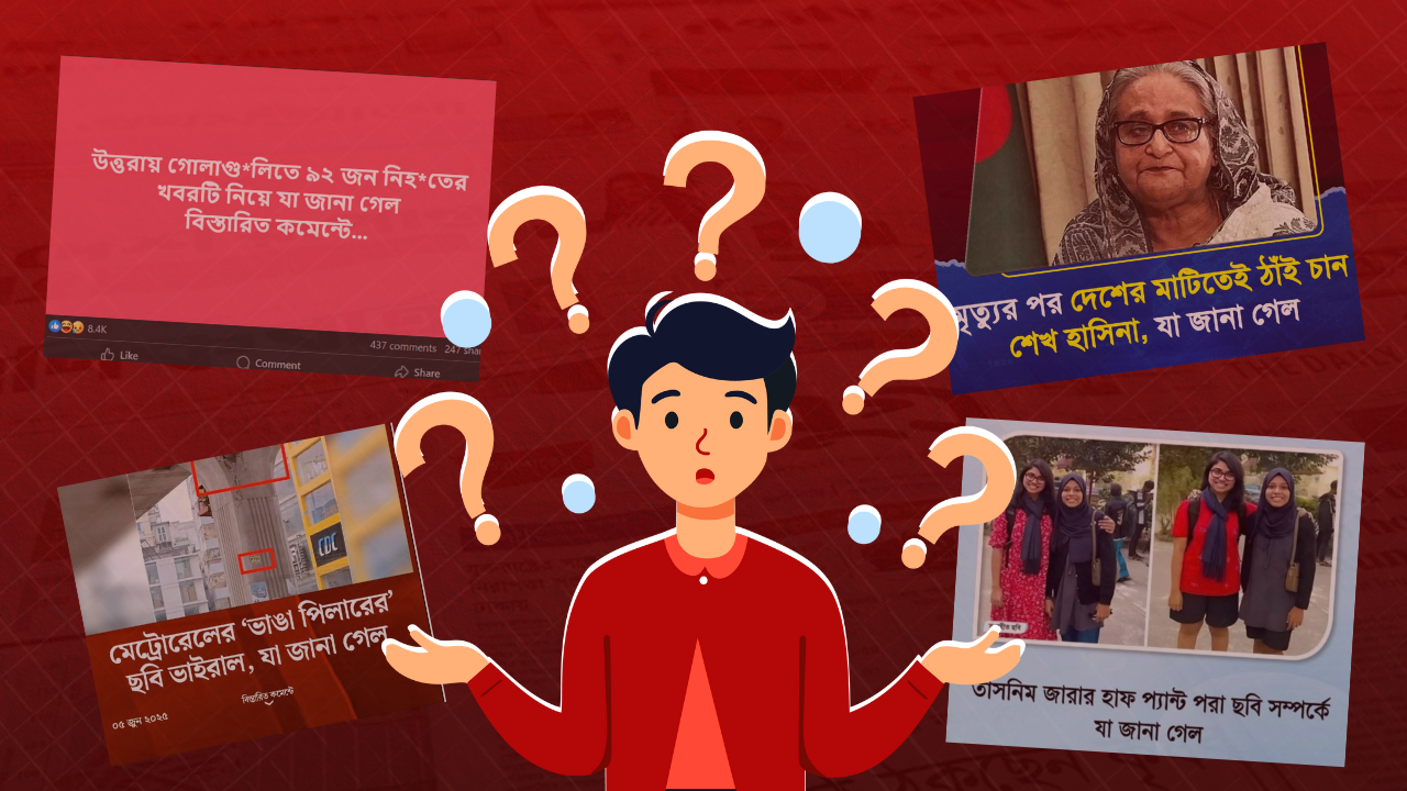 শিরোনামে ‘যা জানা গেল’র ব্যবহারে কী জানা যায়