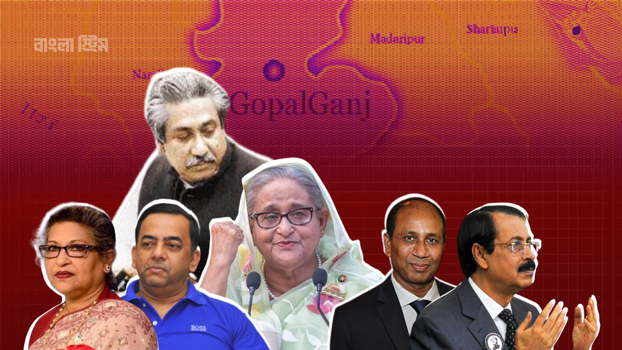 গোপালগঞ্জে আওয়ামী লীগের প্রভাব পরিবারতন্ত্র, পৃষ্ঠপোষকতা আর আঞ্চলিকতার ফল