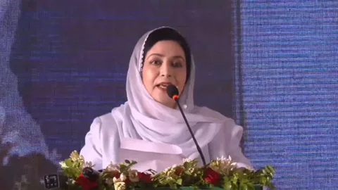 সভায় কথা বলেন প্রধানমন্ত্রীর সহধর্মিণী ও জিয়াউর রহমান ফাউন্ডেশনের ভাইস প্রেসিডেন্ট ডা. জুবাইদা রহমান। সংগৃহীত ছবি