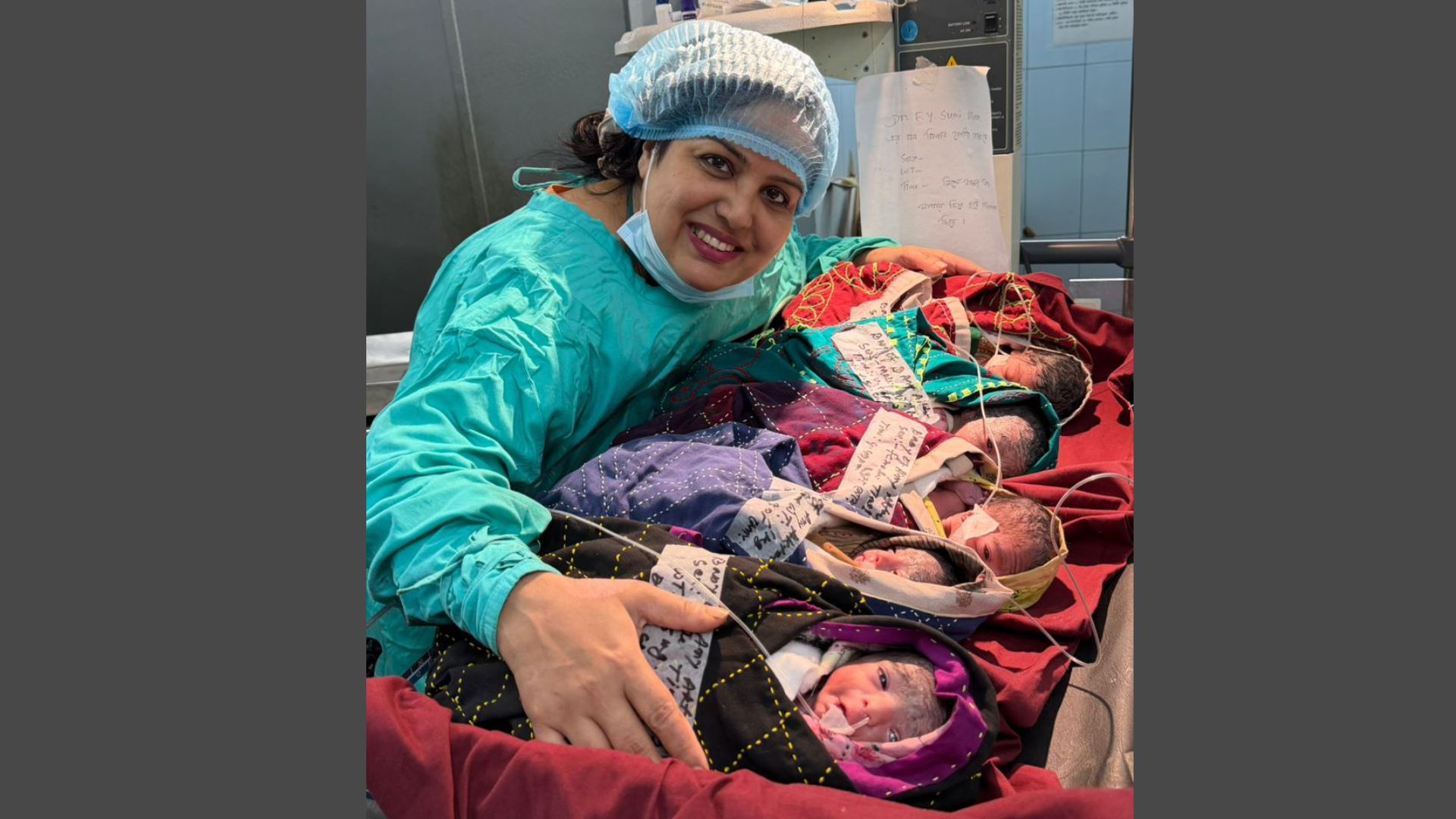 এ্যানির কোলজুড়ে ৫ সন্তান, ঘুচল দশকের হাহাকার