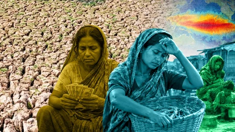 দাবদাহে সমাজের সব স্তরের মানুষ ক্ষতির মুখে পড়লেও সবচেয়ে বেশি প্রভাব পড়ছে নারীদের ওপর। স্ট্রিম গ্রাফিক