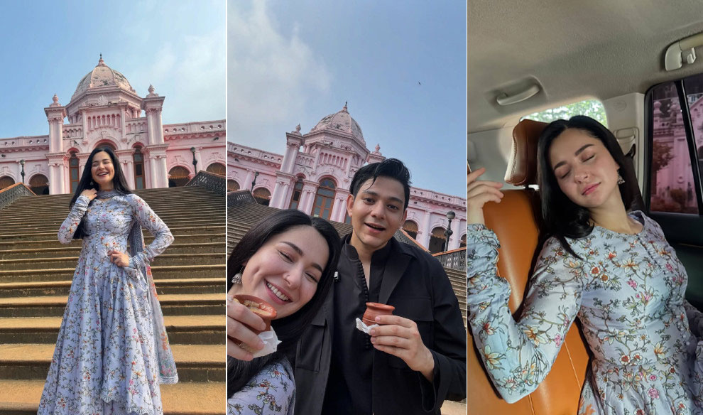 হানিয়া আমিরের সঙ্গে রাফসান দ্য ছোট ভাইয়ের ঘোরাঘুরি। ছবি: সংগৃহীত।
