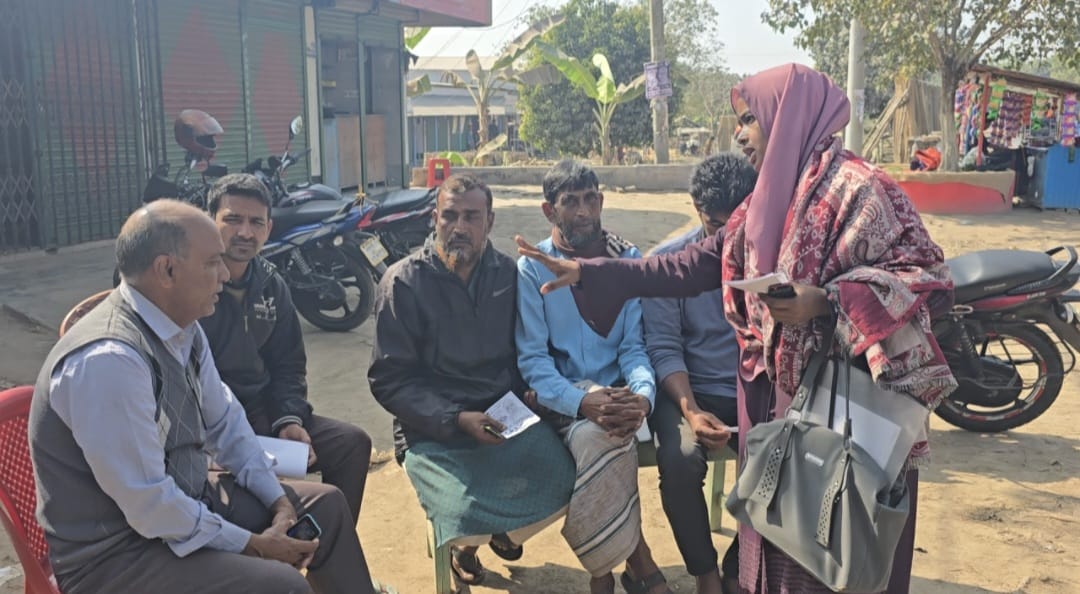 রাজশাহী-৩ আসনের স্বতন্ত্র প্রার্থী হাবিবা বেগমের প্রচার। স্ট্রিম সংবাদ