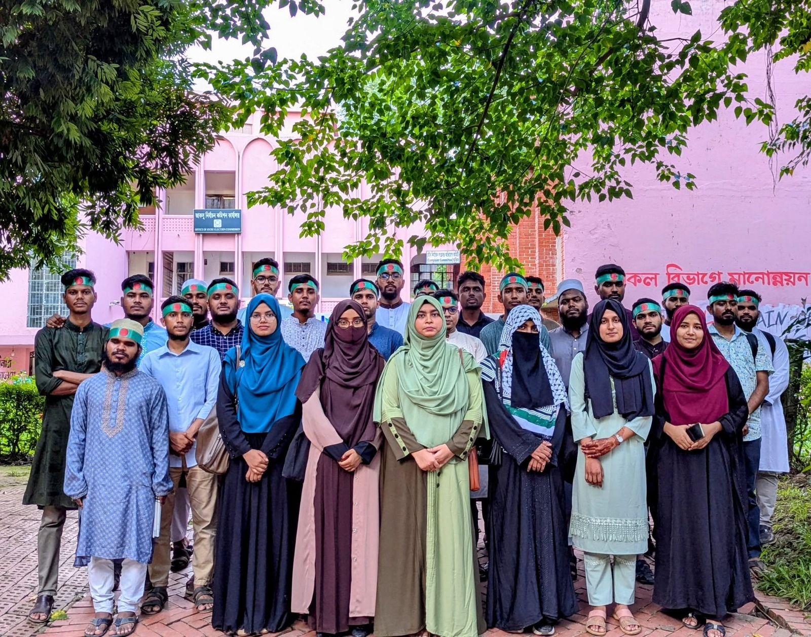 জাহাঙ্গীরনগর বিশ্ববিদ্যালয় কেন্দ্রীয় শিক্ষার্থী সংসদ (জাকসু) নির্বাচনে বিভিন্ন পদের প্রার্থীরা। সংগৃহীত ছবি