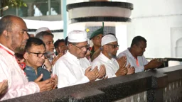 সিলেটে এক দিনের সফরে রাষ্ট্রপতি মির্জা ফখরুল, হযরত শাহজালালের মাজার জিয়ারতে শুরু
