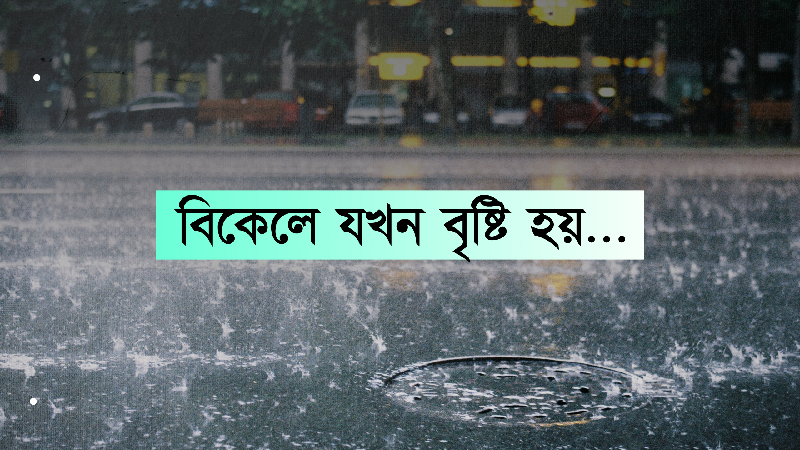 ‘এই দেশে বৃষ্টি হয়, এসব বৃষ্টির কার্য ও কারণ নেই’