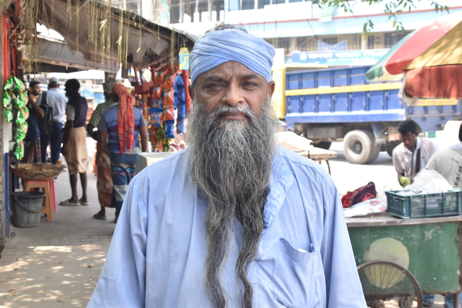 ‘হক বাবা গাউছুল আজম মাইজ ভান্ডারী গাউছিয়া পাক দরবার শরীফ’ এর প্রতিষ্ঠাতা পীর আজিজুর রহমান ভান্ডারী। স্ট্রিম ছবি