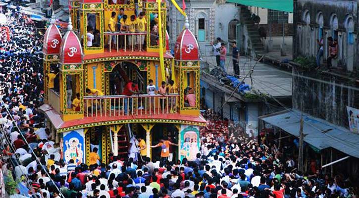 রথযাত্রা আজ, সারা দেশে বর্ণাঢ্য শোভাযাত্রা