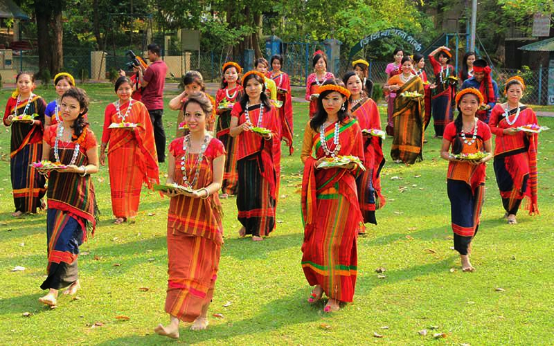 চাকমাদের নাচ। সংগৃহীত ছবি