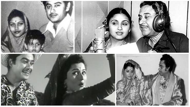কিশোর কুমার ও তাঁর চারজন স্ত্রী। সংগৃহীত ছবি