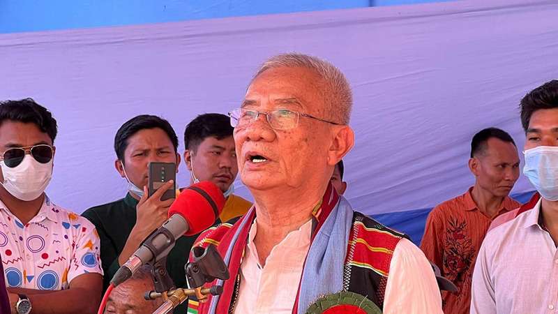 সন্তু লারমা। ফাইল ছবি
