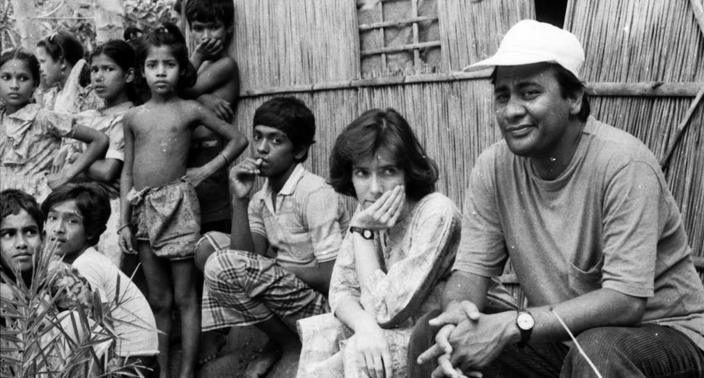 তারেক মাসুদ ও ক্যাথরিন মাসুদ। ছবি: রতন পাল