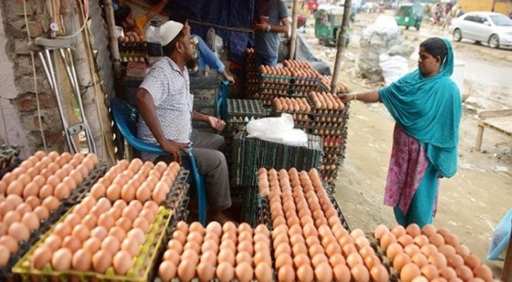 বাজারে ডিম দামও বাড়তি। সংগৃহীত ছবি