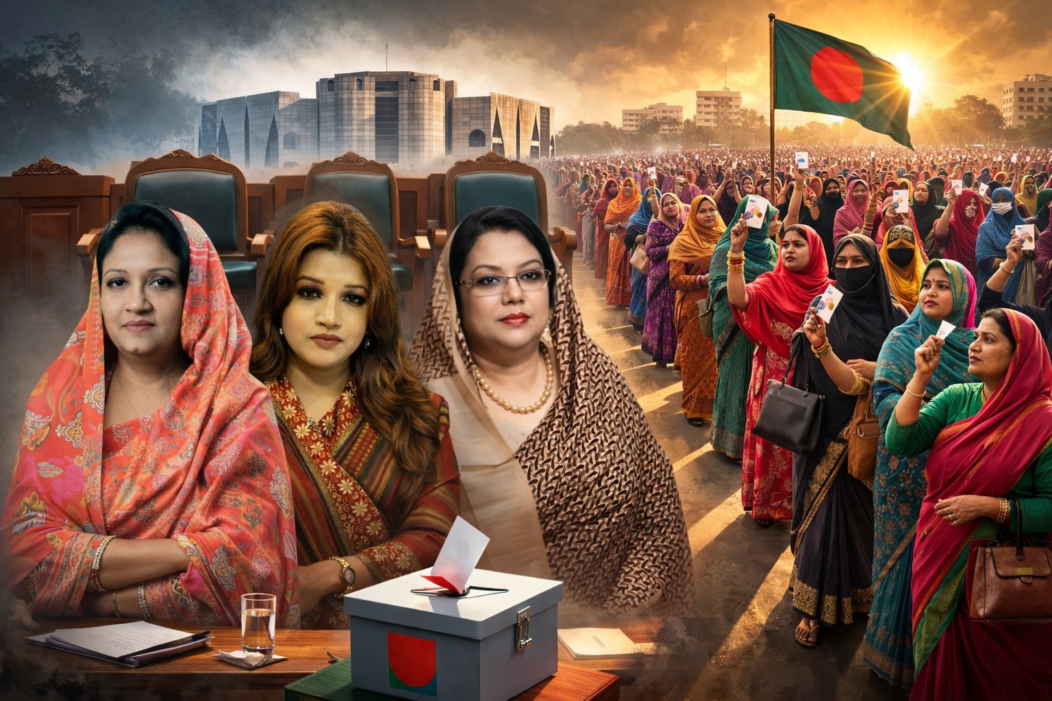 ৬ কোটি নারী ভোটারের দেশে তিন জন নারী মন্ত্রী কেন?