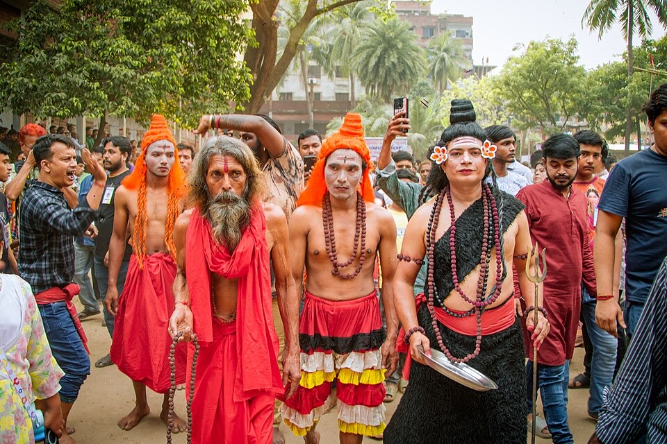 শিবের ‘গাজন’। সংগৃহীত ছবি