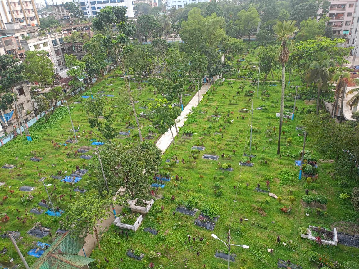 ভাটিকাশর কবরস্থান। স্ট্রিম ছবি