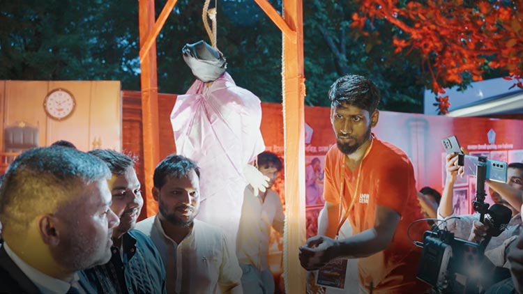 ছাত্রশিবিরের কর্মসূচিতে জামায়াত নেতা শিশির মনির, এনসিপি নেতা সারোয়ার তুষার অংশ নেন। ছবি: ভিডিও থেকে নেওয়া