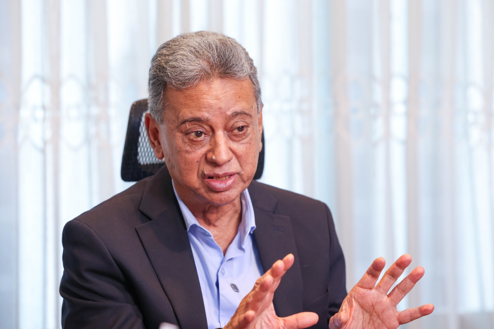 বিএনপির স্থায়ী কমিটির সদস্য আমীর খসরু মাহমুদ চৌধুরী। ছবি: আশরাফুল আলম