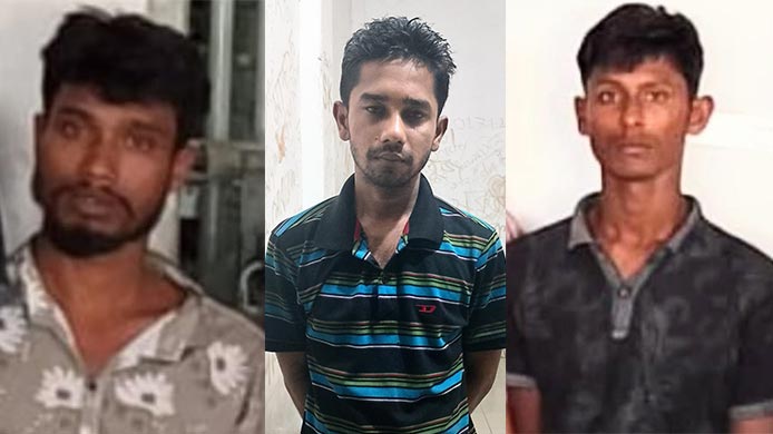 পুলিশ তিন আসামিকে গ্রেপ্তার করেছে। ছবি: সংগৃহীত