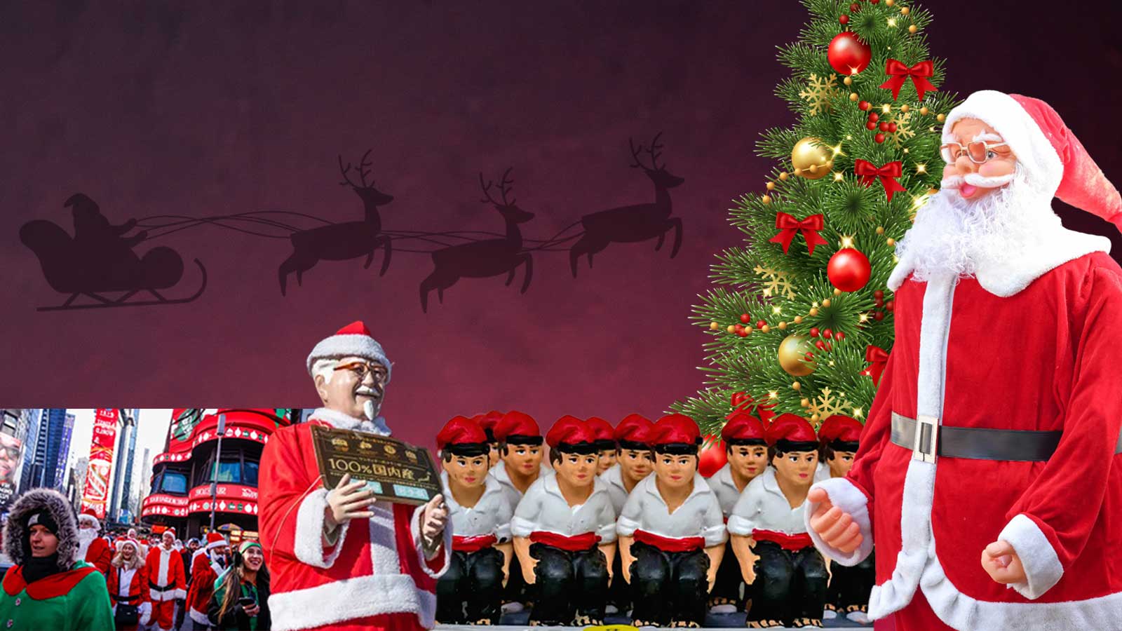 বিশ্বজুড়ে বড়দিন উদযাপনের ব্যতিক্রমী সব রীতি