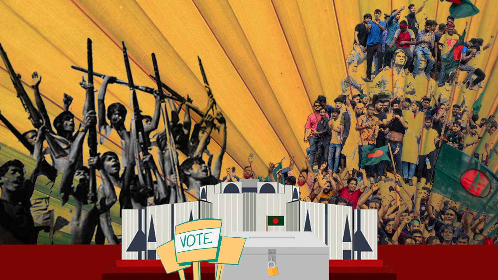 একাত্তরের প্রতিশ্রুতি, চব্বিশের গণঅভ্যুত্থান আর ছাব্বিশের অগ্নিপরীক্ষায় বাংলাদেশ