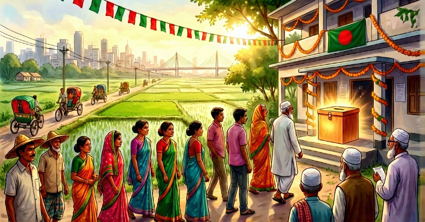 ভোটের ঈদ: দেড় দশক পর গণতন্ত্রের উৎসবে ফেরার অপেক্ষা