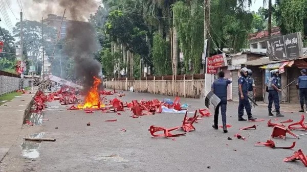 হাসিনার পতনের দিনে কেমন ছিল গোপালগঞ্জ