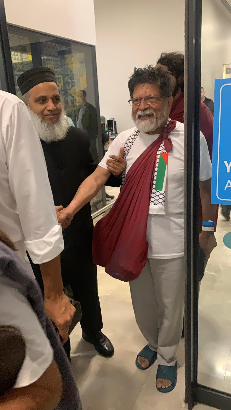 বিকেলে তুরস্কের পৌঁছানো শহিদুল আলম। ছবি প্রধান উপদেষ্টার ফেসবুক পেজ