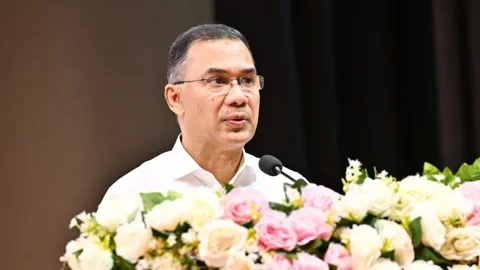 জন্মাষ্টমী উপলক্ষে আয়োজিত অনুষ্ঠানে প্রধান অতিথির বক্তব্য দেন প্রধানমন্ত্রী তারেক রহমান। সংগৃহীত ছবি