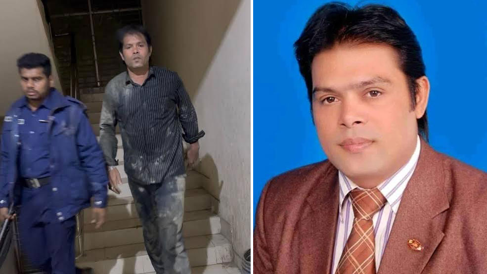 যৌথবাহিনীর অভিযান: পালাতে গিয়ে কাদায় আটকালেন সাবেক ইউপি চেয়ারম্যান