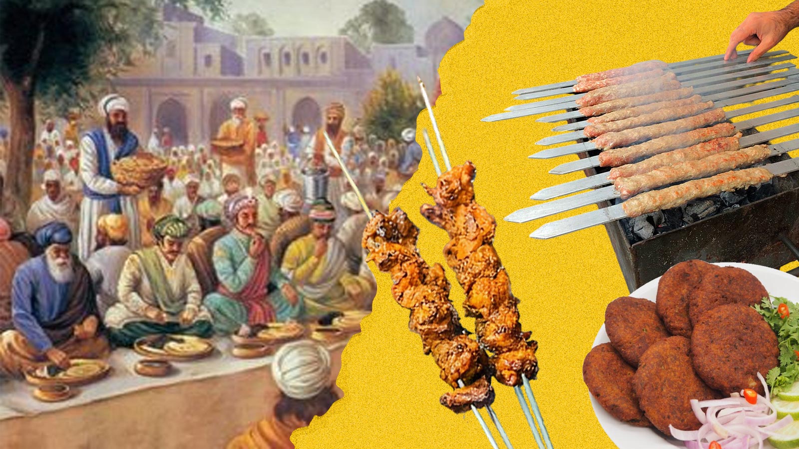 ইতিহাসের যে গন্ধ মেলে কাবাবের ধোঁয়ায়