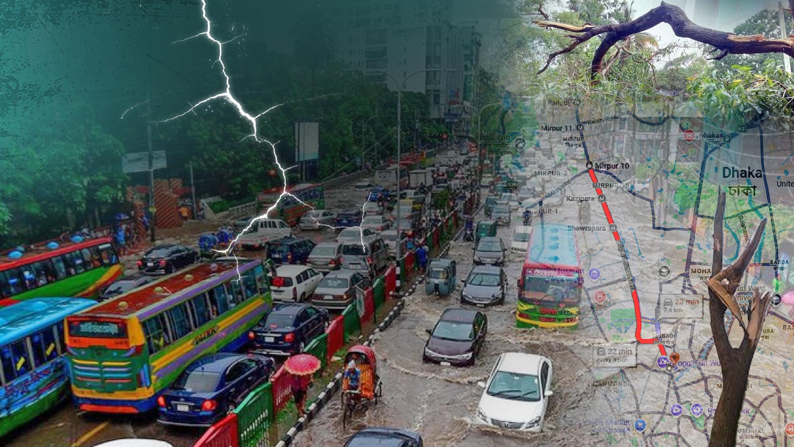 কালবৈশাখীতেই ঢাকা অচল: নগর পরিকল্পনা ও ব্যবস্থাপনায় দায় কার?