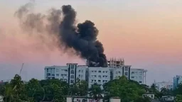 ময়মনসিংহ মেডিকেল কলেজ হাসপাতালে আগুন নিয়ন্ত্রণে