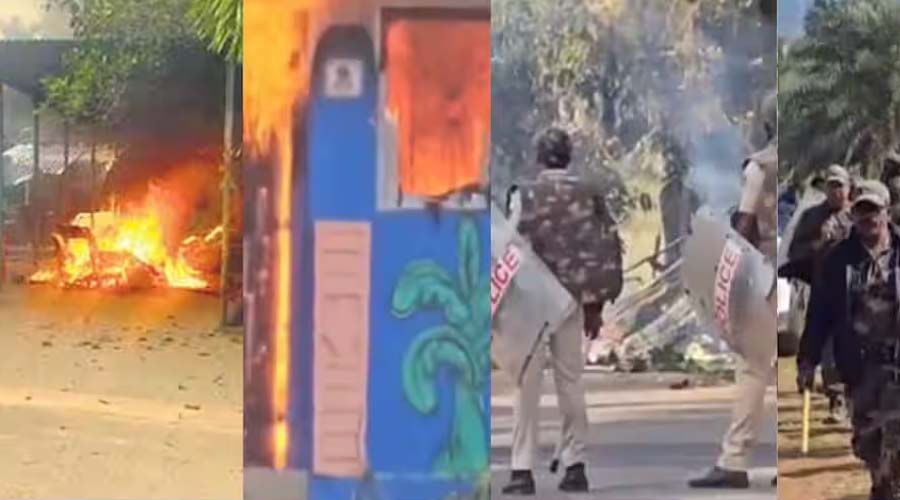 ওড়িশায় বাঙালি গ্রাম পুড়িয়ে দিল আদিবাসীরা