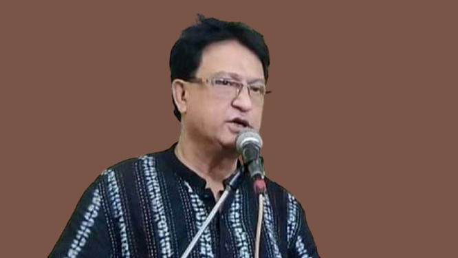 জাতীয় সমাজতান্ত্রিক দলের (জেএসডি) সাধারণ সম্পাদক শহীদ উদ্দিন মাহমুদ স্বপন। স্ট্রিম গ্রাফিক