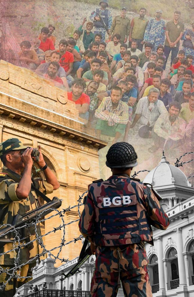 সীমান্তে পুশ-ইন পুশ-ব্যাক বিতর্কে কী বলছে বাংলাদেশ-ভারত সরকার