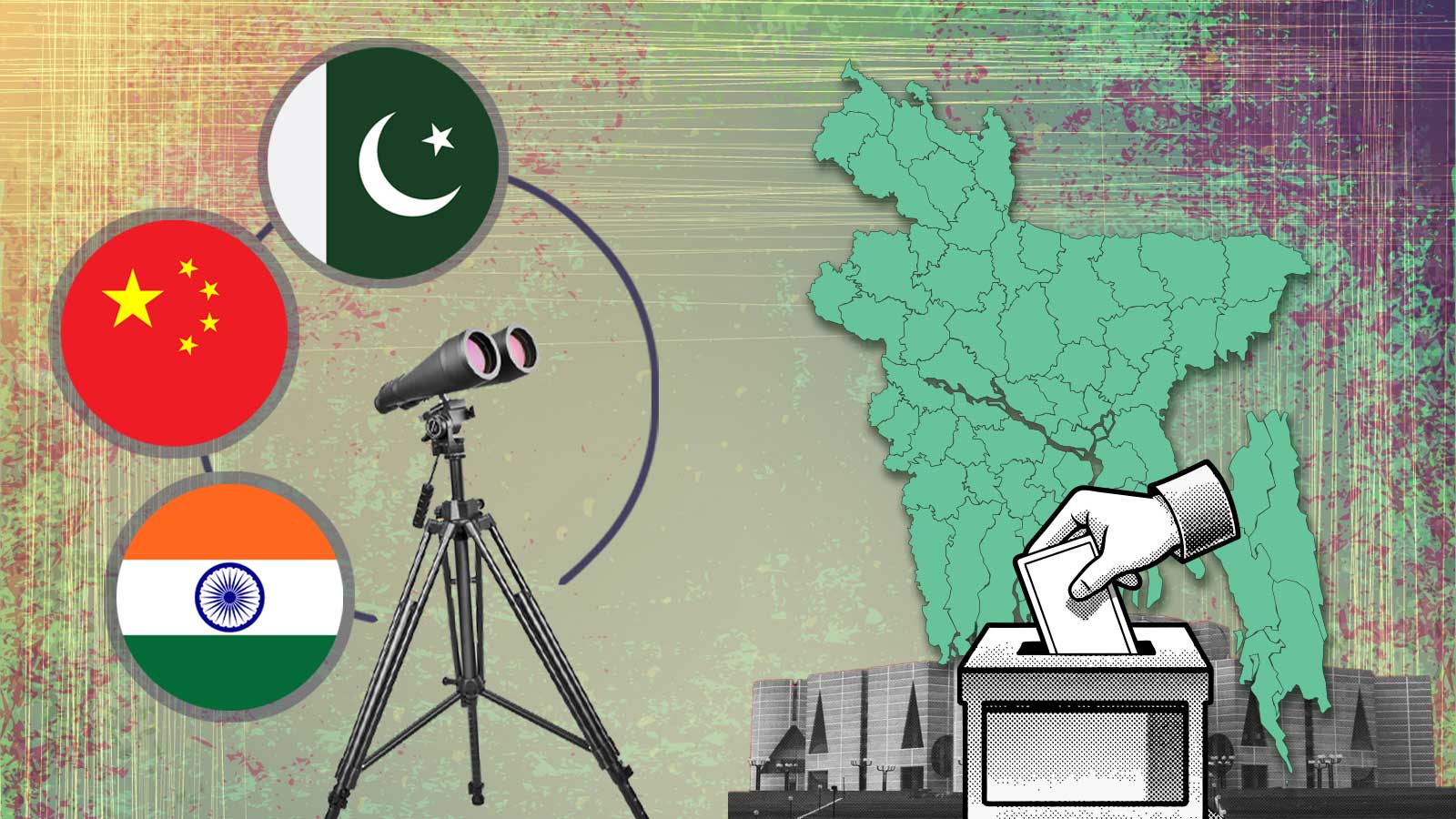 তিন প্রতিবেশীর নজরে বাংলাদেশের জাতীয় নির্বাচন