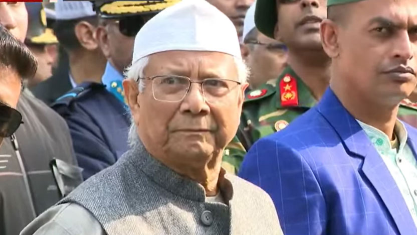 জানাজায় অংশ নিতে সংসদ প্রাঙ্গণে প্রধান উপদেষ্টা