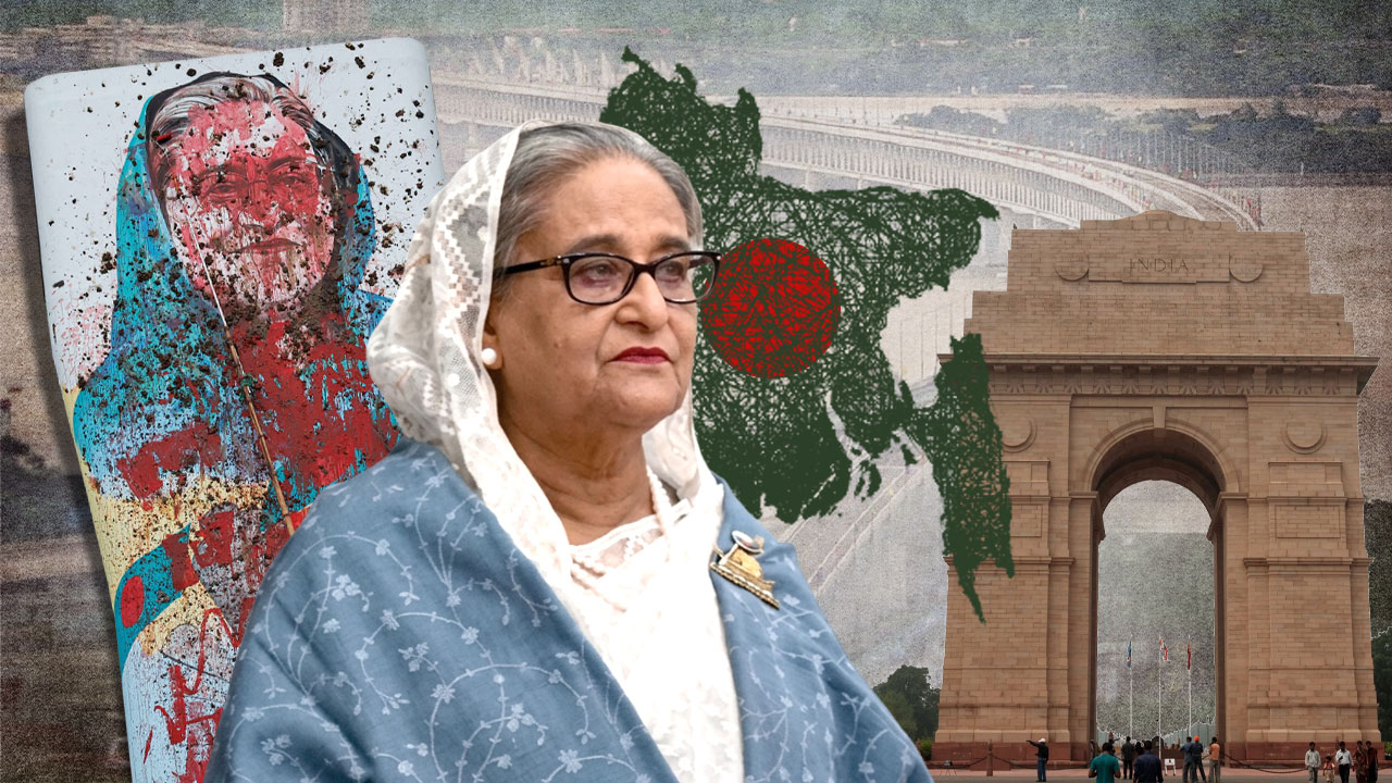 হাসিনার দেশে ফেরার প্রতিজ্ঞায় দিল্লির মাথাব্যথা। স্ট্রিম গ্রাফিক